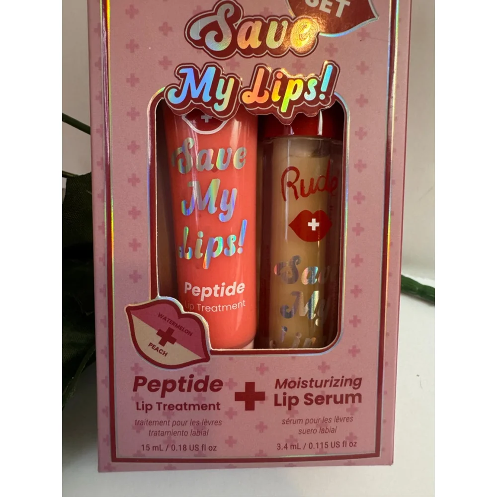 Rude “Save My Lips!” Peptide Lip Care Set